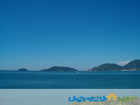 Da sinistra, Tinetto, Tino, Palmaria e Porto Venere
