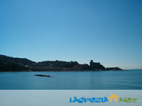 Panorama di Lerici dalla punta estrema della Venere Azzurra
