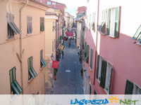 Via Mazzini vista da Porta Romana